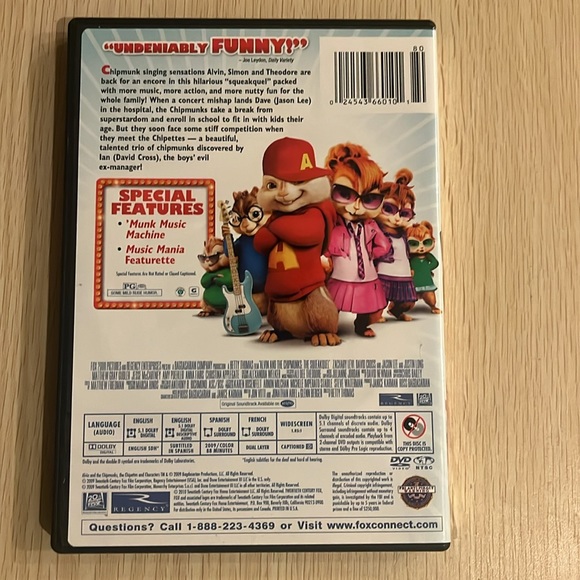 Alvin and the chipmunks DVDs - Picture 8 of 8